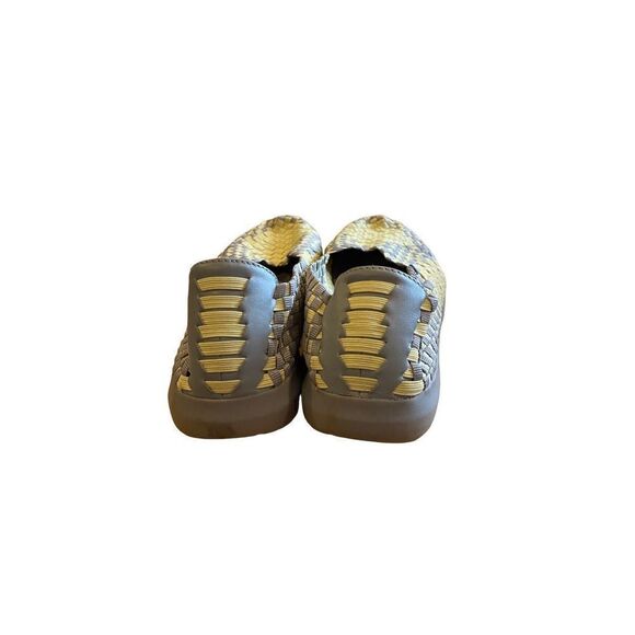 Bare traps, Indiana woven slip on yellow and gray shoes, size 8 1/2 - Picture 4 of 7